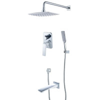 Ցնցուղի հավաքածու ներկառուցվող Lemark Allegro LM5922CW Քրոմ, սպիտակ  (ԿՈԴ 9509)