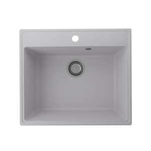 Խոհանոցի լվացարան ULGRAN FORTE 580-04 Բաց մոխրագույն, 580х500х200 մմ (ԿՈԴ 17647)