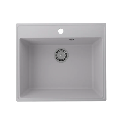 Խոհանոցի լվացարան ULGRAN FORTE 580-04 Բաց մոխրագույն, 580х500х200 մմ (ԿՈԴ 17647)