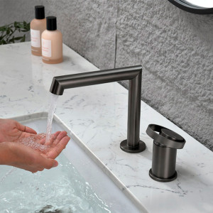 Լվացարանի ծորակ GANZER GZ19114-Q Գրաֆիտ (ԿՈԴ 17335)