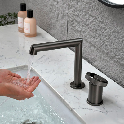 Լվացարանի ծորակ GANZER GZ19114-Q Գրաֆիտ (ԿՈԴ 17335)