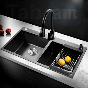 Խոհանոցի լվացարան BERTT 780x430x220 մմ Գրաֆիտ (ԿՈԴ 17371) Խոհանոցի լվացարան BERTT 780x430x220 մմ Գրաֆիտ (ԿՈԴ 17371)