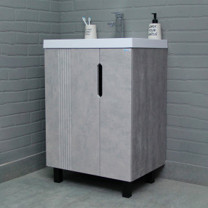 Լվացարան պահարանով АЙСБЕРГ MARTA 60, DA3503T Բաց բետոն 600x450x870 մմ (ԿՈԴ 17396)