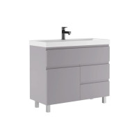 Լվացարան պահարանով DOMINO GRAFFO B3, DGr2412T, Բաց մոխրագույն 1000x450x870 մմ (ԿՈԴ 17410)