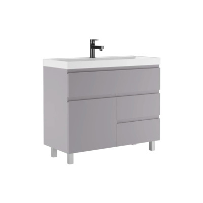 Լվացարան պահարանով DOMINO GRAFFO B3, DGr2412T, Բաց մոխրագույն 1000x450x870 մմ (ԿՈԴ 17410)