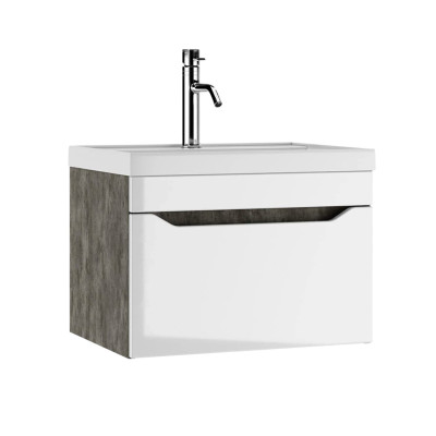 Լվացարան պահարանով АЙСБЕРГ EVA 60 1B, DA5905T, 600x450x450 մմ (ԿՈԴ 17411)