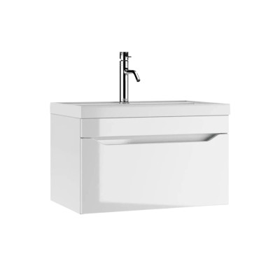 Լվացարան պահարանով АЙСБЕРГ EVA 70 1B, DA5902T, Սպիտակ 695x445x440 մմ (ԿՈԴ 17412)