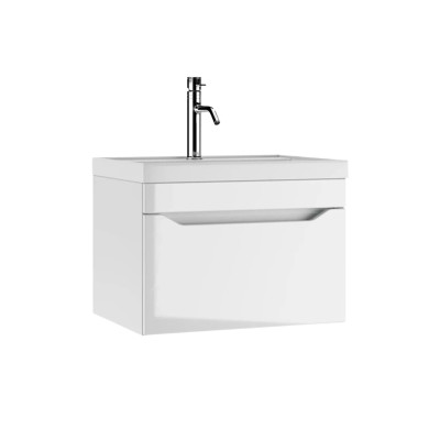 Լվացարան պահարանով АЙСБЕРГ EVA 60 1B, DA5901T, Սպիտակ 600x450x450 մմ (ԿՈԴ 17413)