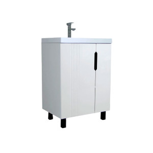 Լվացարան պահարանով АЙСБЕРГ MARTA 60, DA3501T, Սպիտակ 590x445x870 մմ (ԿՈԴ 17414)