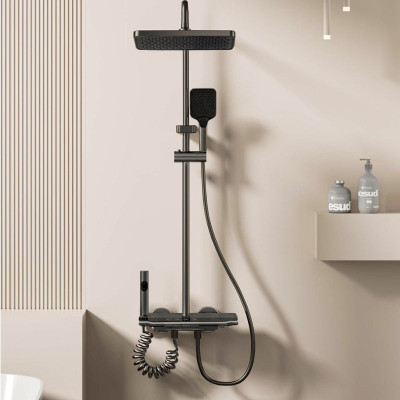 Ցնցուղի հավաքածու A80015 GK-C-1, գրաֆիտ (ԿՈԴ 17624) Ցնցուղի հավաքածու A80015 GK-C-1, գրաֆիտ (ԿՈԴ 17624)