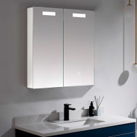 Հայելի պահարանով Led լուսավորմամբ սենսորային անջատիչով, BERTT K811-6080, 600x150x800 մմ Սպիտակ (ԿՈԴ 17633)