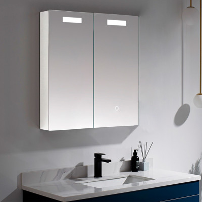 Հայելի պահարանով Led լուսավորմամբ սենսորային անջատիչով, BERTT K811-6080, 600x150x800 մմ Սպիտակ (ԿՈԴ 17633)