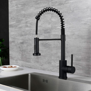 Խոհանոցի ծորակ ճկվող LINCE Black 9767B Սև (ԿՈԴ 17184)