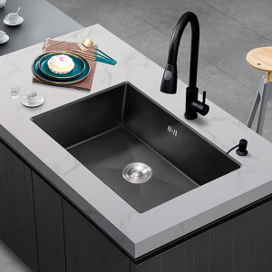 Խոհանոցի ներկառուցվող լվացարան LEDEME LS-6045SHB, 600x455x224 մմ, գրաֆիտ (ԿՈԴ 17240) Խոհանոցի ներկառուցվող լվացարան LEDEME LS-6045SHB, 600x455x224 մմ, գրաֆիտ (ԿՈԴ 17240)