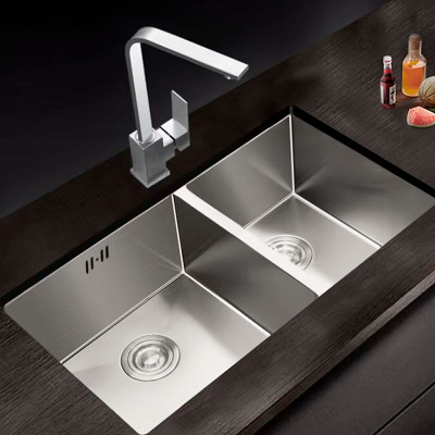 Խոհանոցի ներկառուցվող լվացարան LEDEME LS-8045SHA, 800x450x220 մմ, մատվի (ԿՈԴ 17242)
