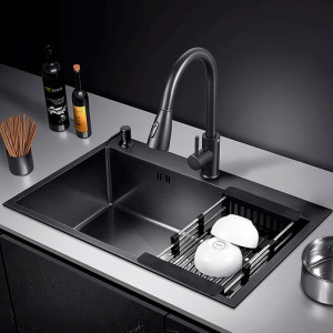 Խոհանոցի լվացարան 68*45-SB BISMA, գրաֆիտ (ԿՈԴ 17105) Խոհանոցի լվացարան 68*45-SB BISMA, գրաֆիտ (ԿՈԴ 17105)