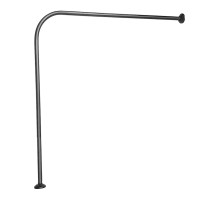 Լոգասենյակի վարագույրի ձող անկյուն, 90x90 սմ Գրաֆիտ (ԿՈԴ 17250) Լոգասենյակի վարագույրի ձող անկյուն, 90x90 սմ Գրաֆիտ (ԿՈԴ 17250)