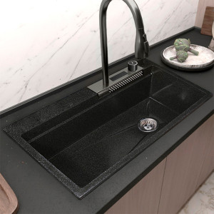 Խոհանոցի լվացարան G-100, Սև (ԿՈԴ 17234) Խոհանոցի լվացարան G-100, Սև (ԿՈԴ 17234)