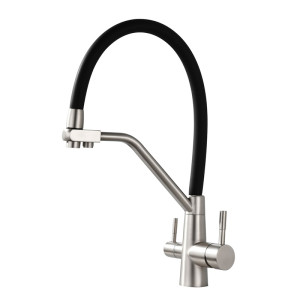 Խոհանոցի ծորակ ճկվող, ֆիլտրով HANSEN 15055-GC Մատվի (ԿՈԴ 17306)