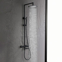 Ցնցուղի հավաքածու թերմոստատով GANZER GZ19170-C, Սև (ԿՈԴ 17330) Ցնցուղի հավաքածու թերմոստատով GANZER GZ19170-C, Սև (ԿՈԴ 17330)