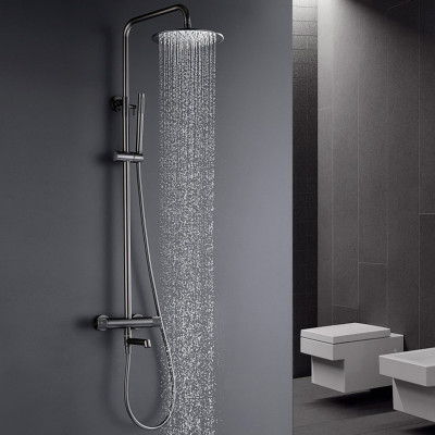 Ցնցուղի հավաքածու թերմոստատով GANZER GZ19170-Q, Գրաֆիտ (ԿՈԴ 17331) Ցնցուղի հավաքածու թերմոստատով GANZER GZ19170-Q, Գրաֆիտ (ԿՈԴ 17331)