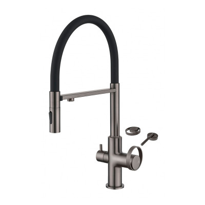 Խոհանոցի ծորակ ճկվող GANZER Z19127-QC Սև/գրաֆիտ (ԿՈԴ 17339) Խոհանոցի ծորակ ճկվող GANZER Z19127-QC Սև/գրաֆիտ (ԿՈԴ 17339)