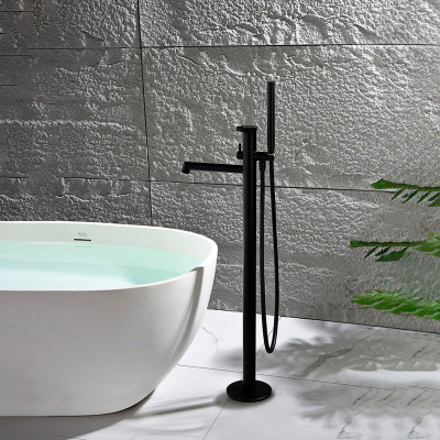 Ծորակ ցնցուղով լոգարանի համար GANZER GZ19181-C, Սև (ԿՈԴ 17349)