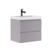 Լվացարան պահարանով DOMINO GRAFFO 60, DGr2407T, LIGHT GREY 600x440x570 մմ (ԿՈԴ 17435)