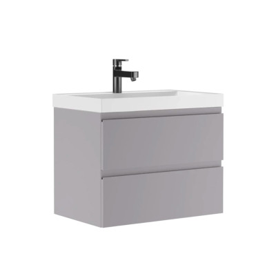 Լվացարան պահարանով DOMINO GRAFFO 70 2B, DGr2420T, LIGHT GREY 700x450x570 մմ (ԿՈԴ 17436)