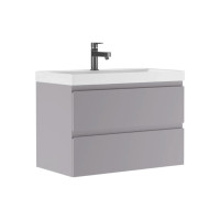 Լվացարան պահարանով DOMINO GRAFFO 80 2B, DGr2421T, LIGHT GREY 800x450x570 մմ (ԿՈԴ 17437)