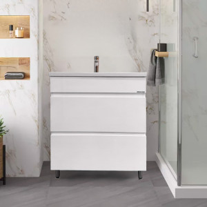 Լվացարան պահարանով, MILLANO M1170A-70, 705x475x835 մմ Ջրակայուն Սպիտակ (ԿՈԴ 17460)