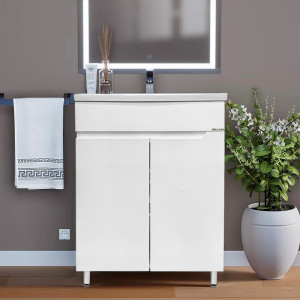 Լվացարան պահարանով, MILLANO M1170-70, 700x475x835 մմ Ջրակայուն Սպիտակ (ԿՈԴ 17443)