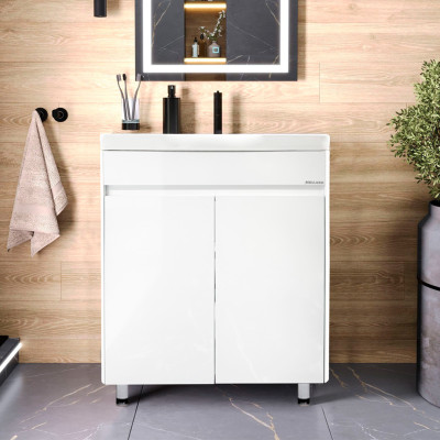 Լվացարան պահարանով, MILLANO M1143-70, 700x500x830 մմ Ջրակայուն Սպիտակ (ԿՈԴ 17454) Լվացարան պահարանով, MILLANO M1143-70, 700x500x830 մմ Ջրակայուն Սպիտակ (ԿՈԴ 17454)