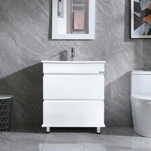 Լվացարան պահարանով, MILLANO Կառոլինա 60, 600x480x740 մմ Ջրակայուն Սպիտակ (ԿՈԴ 17459)