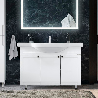 Լվացարան պահարանով, MILLANO Ալվեռ 100, 1000x490x840 մմ Ջրակայուն Սպիտակ (ԿՈԴ 17461) Լվացարան պահարանով, MILLANO Ալվեռ 100, 1000x490x840 մմ Ջրակայուն Սպիտակ (ԿՈԴ 17461)