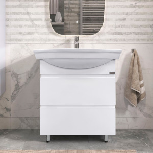 Լվացարան պահարանով, MILLANO Առալ-70, 700x465x860 մմ Ջրակայուն Սպիտակ (ԿՈԴ 17463)