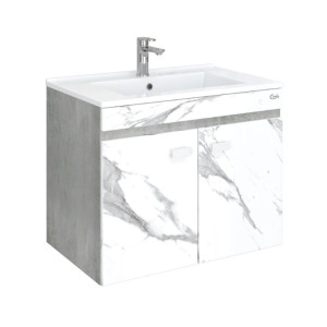 Լվացարան պահարանով կախովի Onika Марбл 75, 750x470x650 մմ, (Խոնավակայուն) Մրամոր (ԿՈԴ 17047)