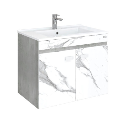 Լվացարան պահարանով կախովի Onika Марбл 75, 750x470x650 մմ, (Խոնավակայուն) Մրամոր (ԿՈԴ 17047)