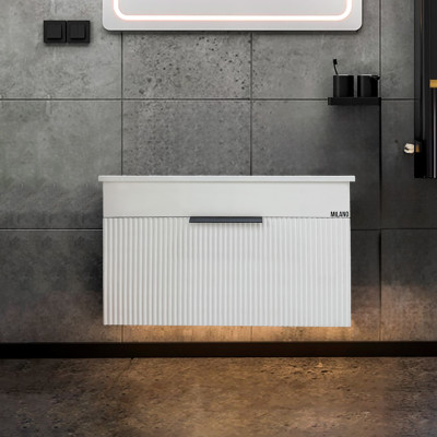 Լոգասենյակի պահարան, MILLANO Կառոլինա70, 700x485x415 մմ Սպիտակ (ԿՈԴ 17488)