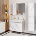 Լվացարան պահարանով կախովի Onika Марбл 75, 750x470x650 մմ, (Խոնավակայուն) Մրամոր (ԿՈԴ 17047)