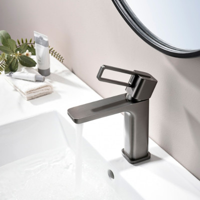 Լվացարանի ծորակ GANZER 12111-Q Գրաֆիտ (ԿՈԴ 17499)