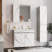 Լվացարան պահարանով կախովի Onika Марбл 75, 750x470x650 մմ, (Խոնավակայուն) Մրամոր (ԿՈԴ 17047)