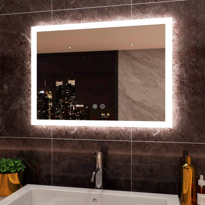 Հայելի Led լուսավորմամբ սենսորային անջատիչով BERTT LM-133A, 800x600 մմ (ԿՈԴ 17522)