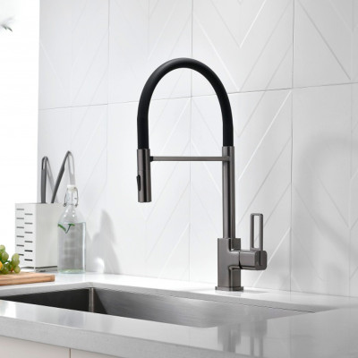 Խոհանոցի ծորակ GANZER 12127-QC Սև/գրաֆիտ (ԿՈԴ 17540)