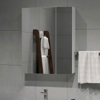 Հայելի պահարանով Բալտիկա-50, PVC, 500x155x800 մմ Սպիտակ (ԿՈԴ 17542)