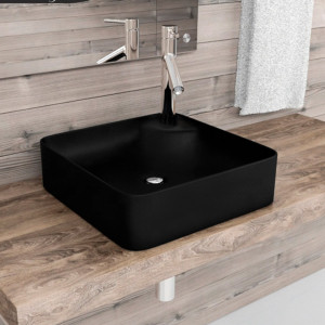 Լվացարան RUBY Matt black, 395x395x110 մմ  (ԿՈԴ 17559)