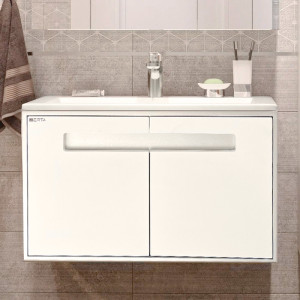 Լվացարան պահարանով BERTA D1051,PVC,ակրիլ, 580x430x395մմ (ԿՈԴ 17067)