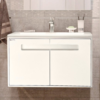 Լվացարան պահարանով BERTA D1051,PVC,ակրիլ, 580x430x395մմ (ԿՈԴ 17067)