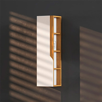 Պահարան կախովի BERTA D-8010, white and wood, 240x210x900 մմ, (ԿՈԴ 17232)