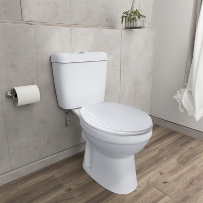 Զուգարանակոնք SANISTA JTP05, 385x600x730 մմ Սպիտակ (ԿՈԴ 17561)